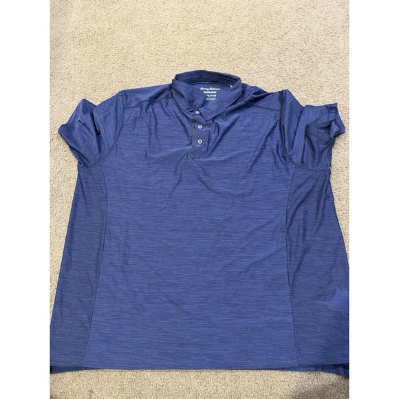 Tommy Bahama Other - Tommy Bahama Polo Shirt Mens 3XL Blue IslandZone Performance XXL